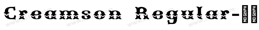 Creamson Regular字体转换
